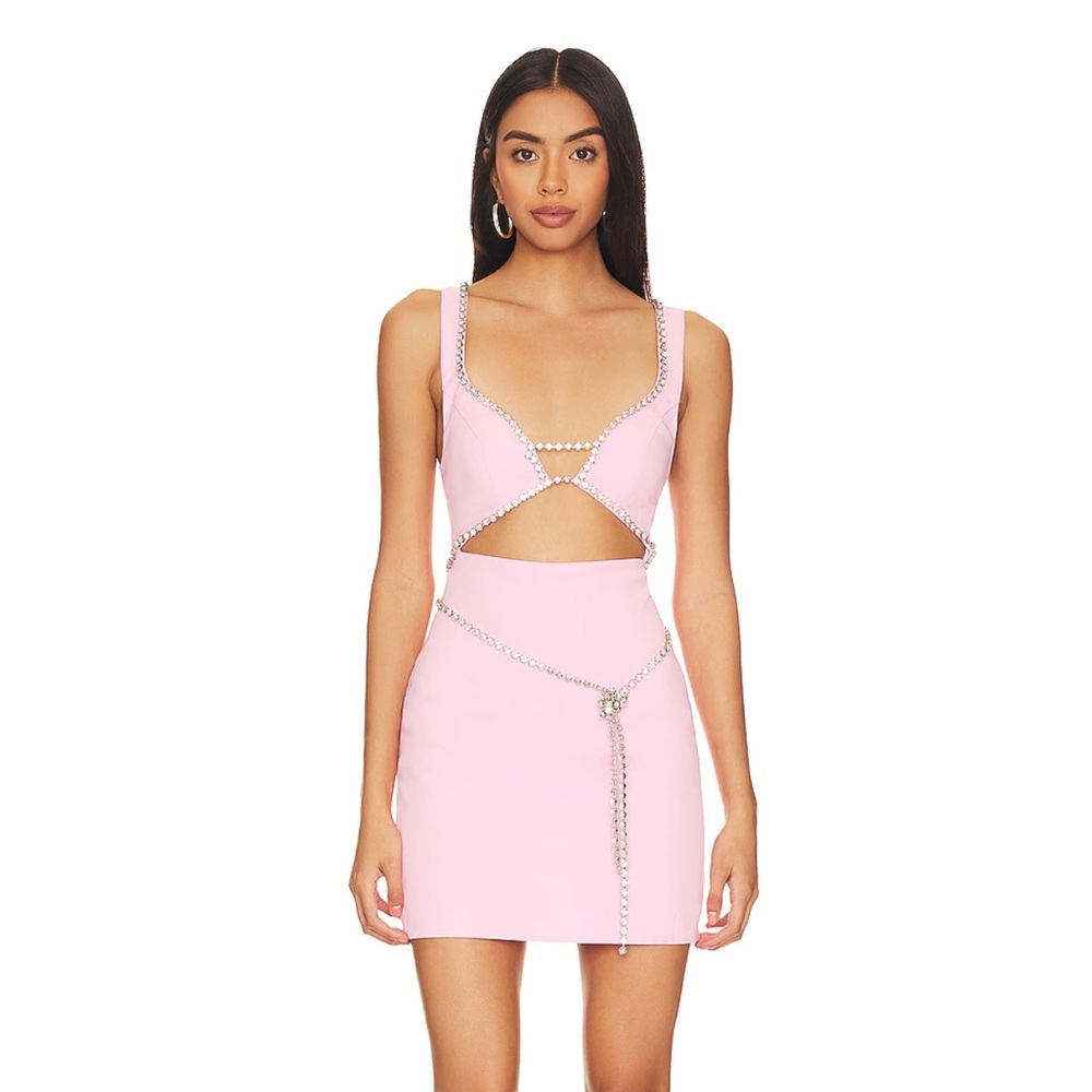 Majorelle Matteson Mini Dress in Bubblegum Pink (Size XS, WORN ONCE)